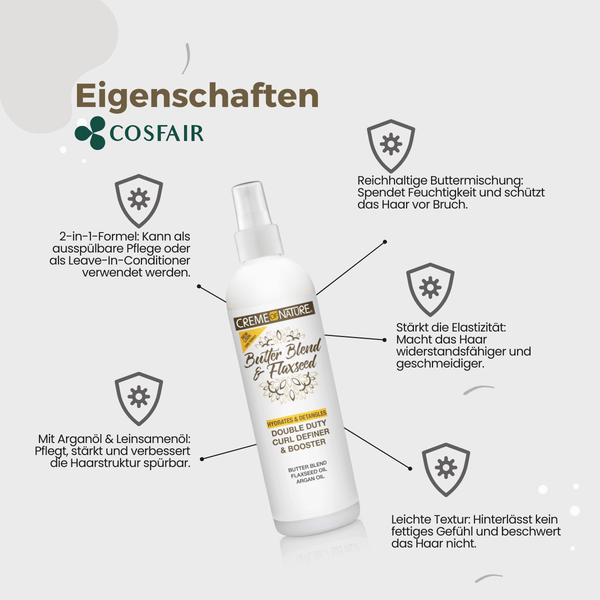 Creme of Nature Double Duty Rinse - Out Leave - in 355ml - CosFair GmbH