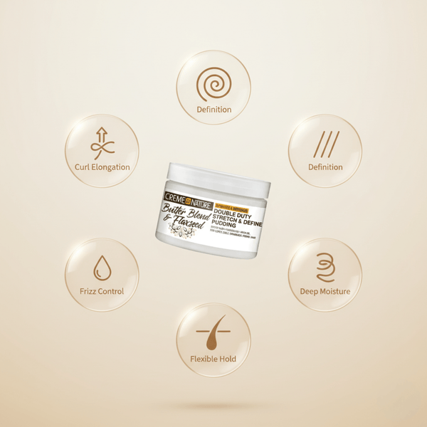 Creme of Nature Double Duty Stretch & Define Pudding 326g - CosFair GmbH