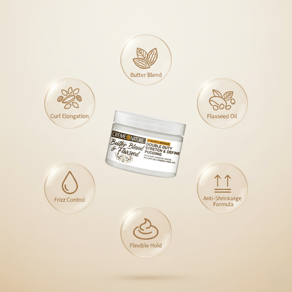 Creme of Nature Double Duty Stretch & Define Pudding 326g - CosFair GmbH