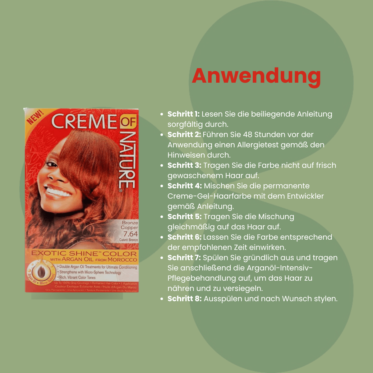 Creme Of Nature Exotic Shine Color Bronze Copper 7.64 - CosFair GmbH