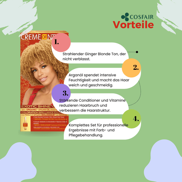 Creme Of Nature Exotic Shine Ginger Blonde - 10.01 - CosFair GmbH