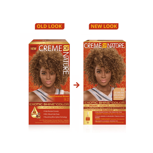 Creme Of Nature Exotic Shine Light Caramel Brown - 9.2 - CosFair GmbH