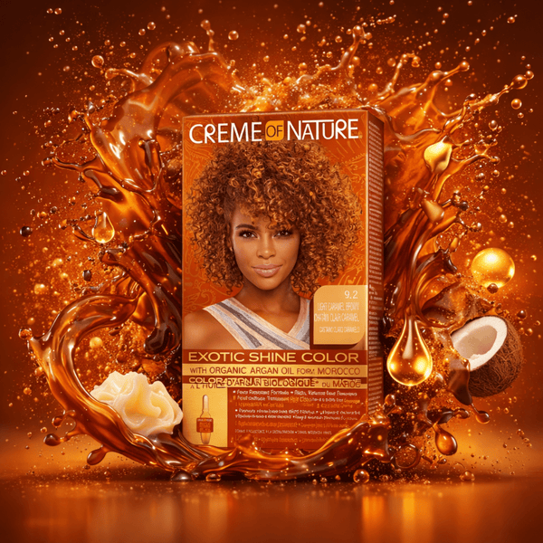 Creme Of Nature Exotic Shine Light Caramel Brown - 9.2 - CosFair GmbH