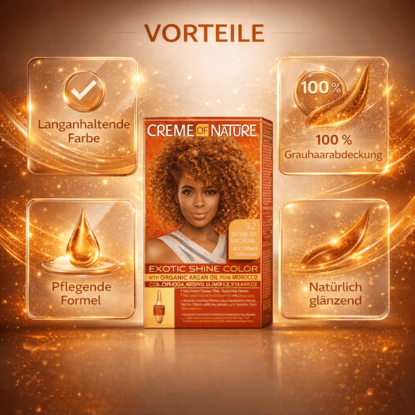 Creme Of Nature Exotic Shine Light Caramel Brown - 9.2 - CosFair GmbH