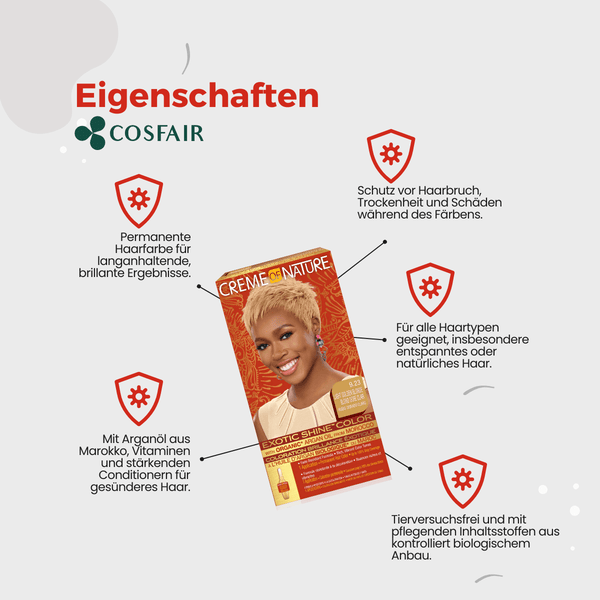 Creme Of Nature Exotic Shine Light Golden Blonde - 9.23 - CosFair GmbH