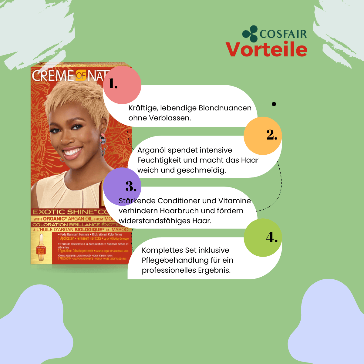 Creme Of Nature Exotic Shine Light Golden Blonde - 9.23 - CosFair GmbH