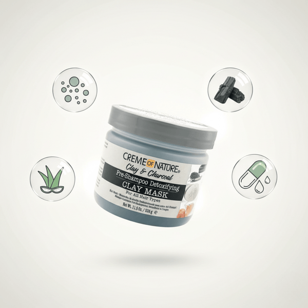 Creme of Nature Pre - Shampoo Detoxifying Clay Mask 326g - CosFair GmbH