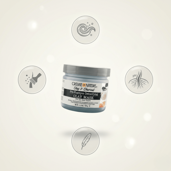 Creme of Nature Pre - Shampoo Detoxifying Clay Mask 326g - CosFair GmbH