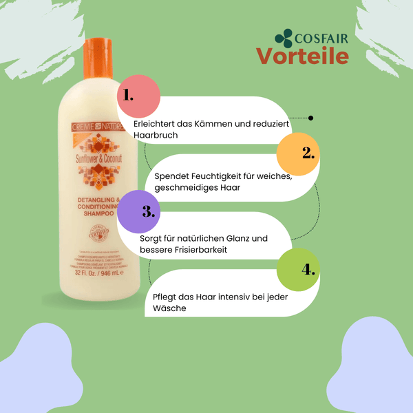 Creme Of Nature Professional Detangling & Conditioning Shampoo 946ml - CosFair GmbH