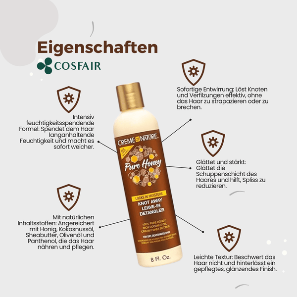 Creme of Nature Pure Honey Knot Away Leave - in Detangler 236ml - CosFair GmbH