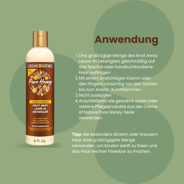 Creme of Nature Pure Honey Knot Away Leave - in Detangler 236ml - CosFair GmbH