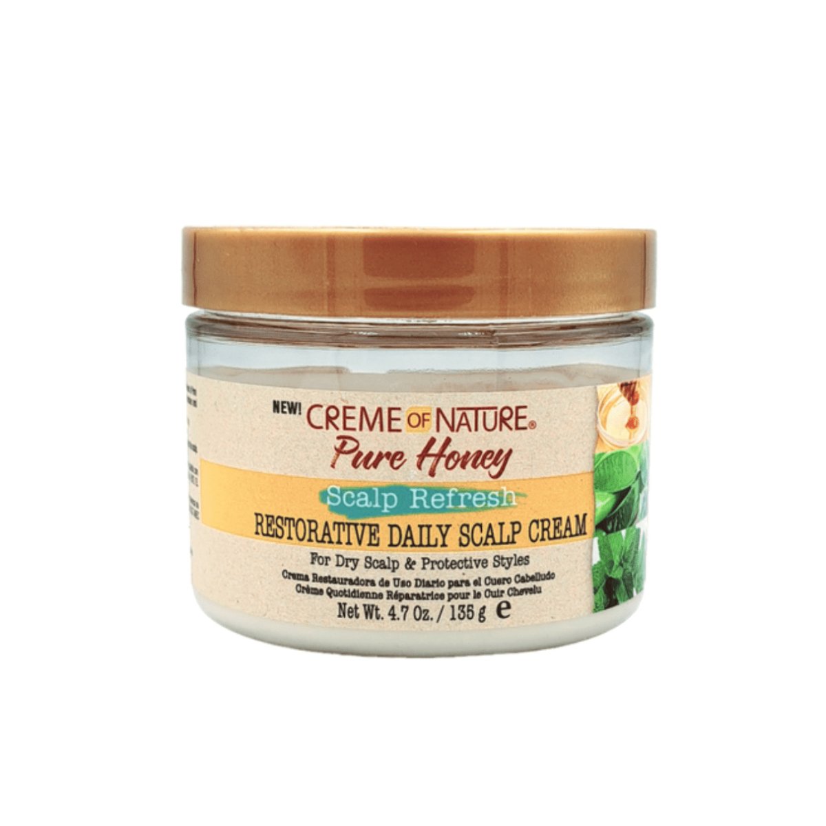 Creme of Nature Pure Honey Restorative Daily Scalp Cream 135g - CosFair GmbH