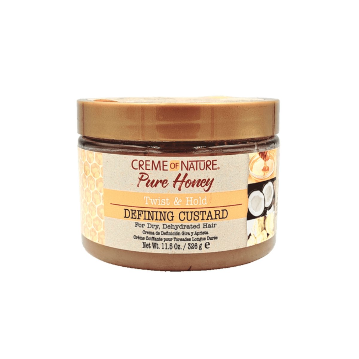 Creme of Nature Pure Honey Twist & Hold Defining Custard 326g - CosFair GmbH
