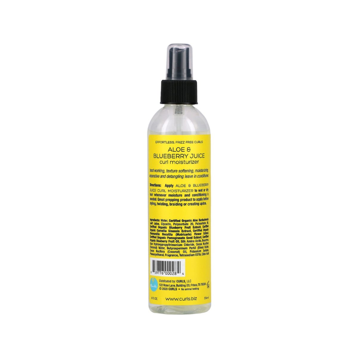 Curls Aloe Blueberry Juice Curl Moisturizer Hair Spray 236ml - CosFair GmbH