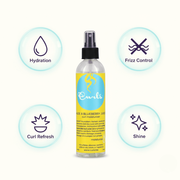Curls Aloe Blueberry Juice Curl Moisturizer Hair Spray 236ml - CosFair GmbH