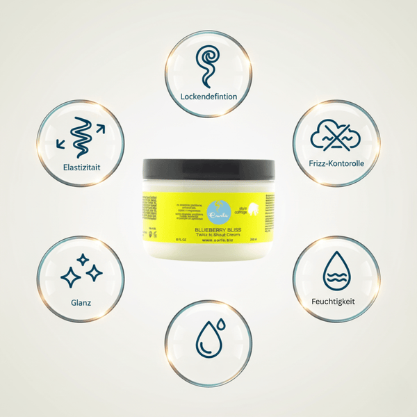 Curls Blueberry Bliss Twist 'n Shout Creme 240ml - CosFair GmbH