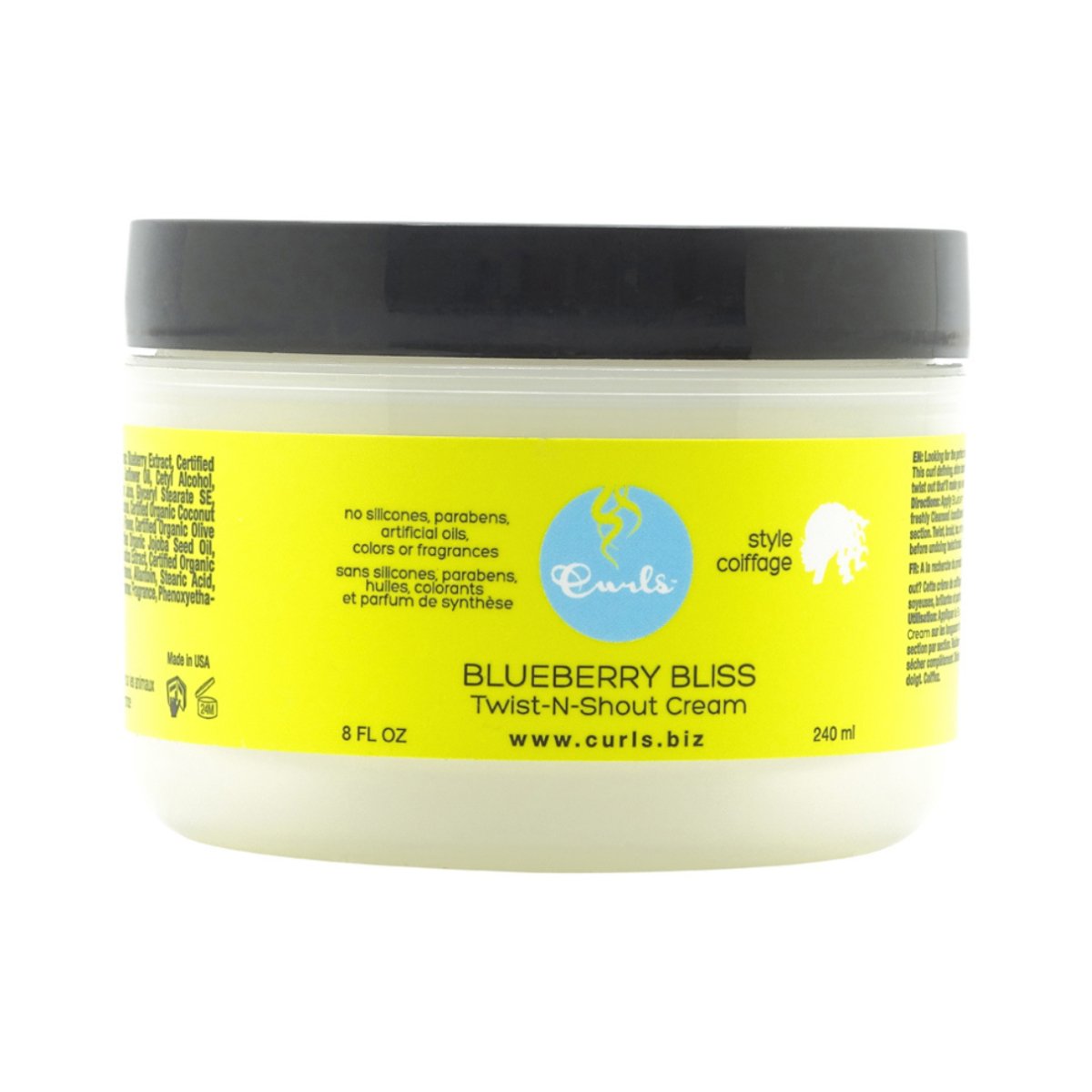 Curls Blueberry Bliss Twist &#039;n Shout Creme 240ml - CosFair GmbH