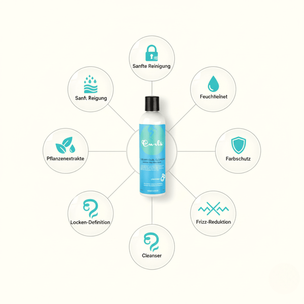 Curls Creamy Curl Cleanser Sulfate - Free Shampoo 240ml - CosFair GmbH
