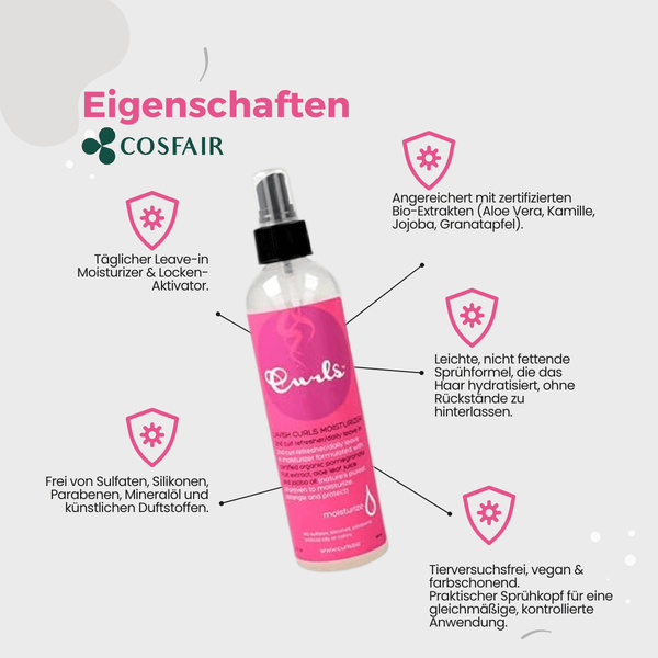 Curls Lavish Curls Moisturizer 2nd Curl Refresher Daily Leave - in 240ml - CosFair GmbH