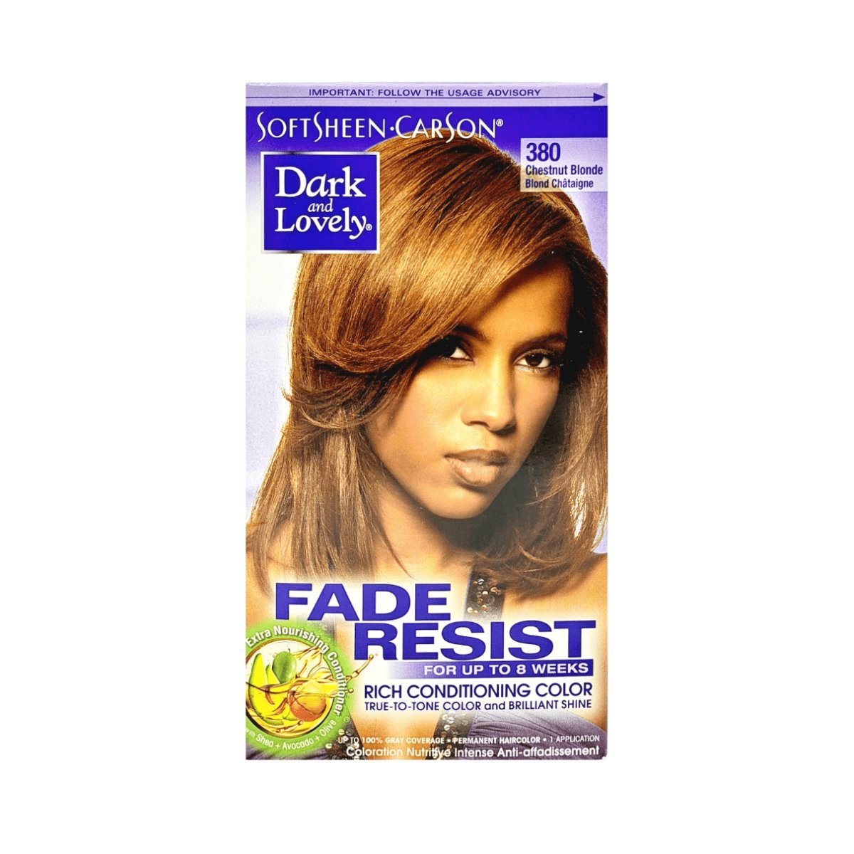 Dark & Lovely Fade Resist Hair Color #380 Chestnut Blonde - CosFair GmbH