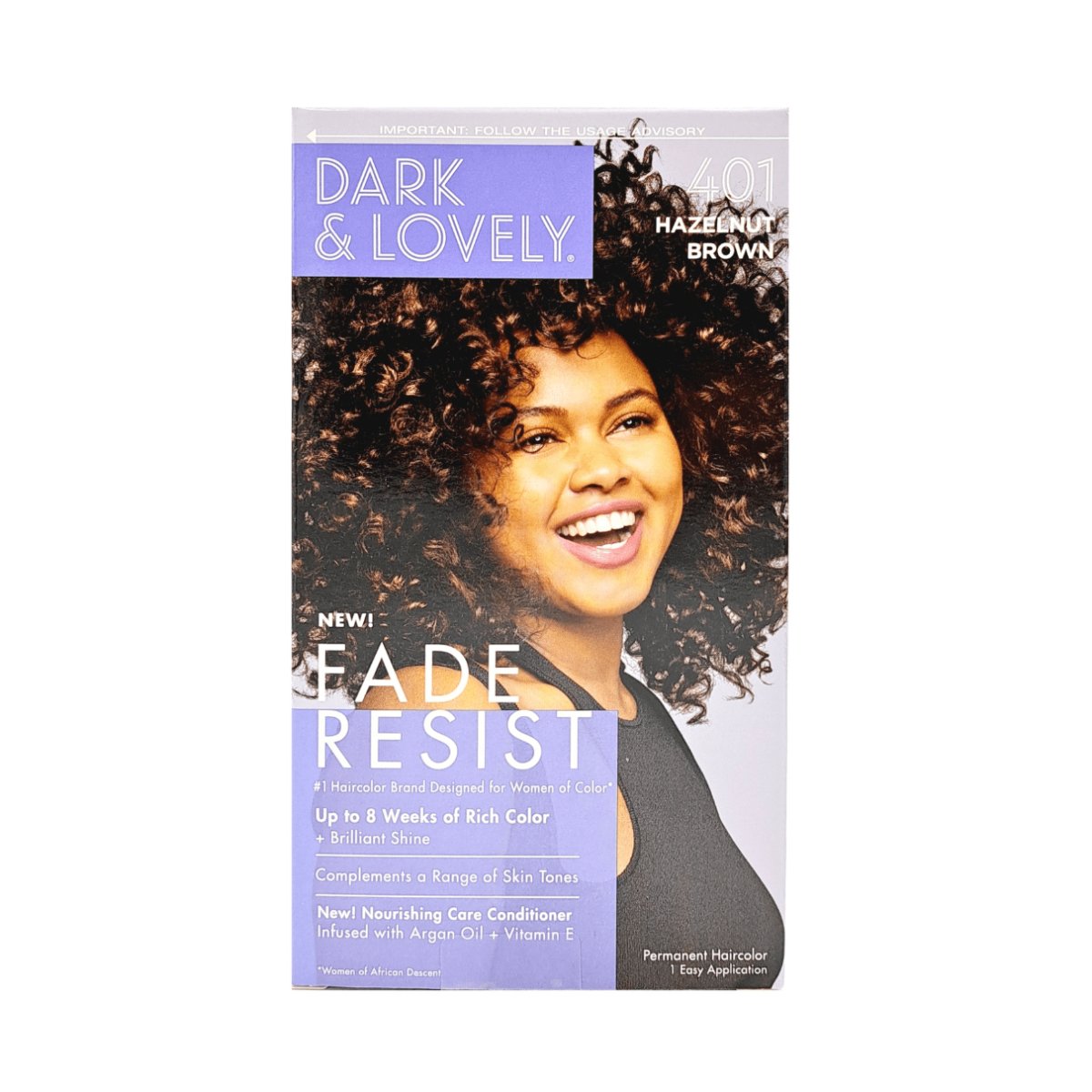 Dark & Lovely Fade Resist Hair Color #401 Hazelnut - CosFair GmbH