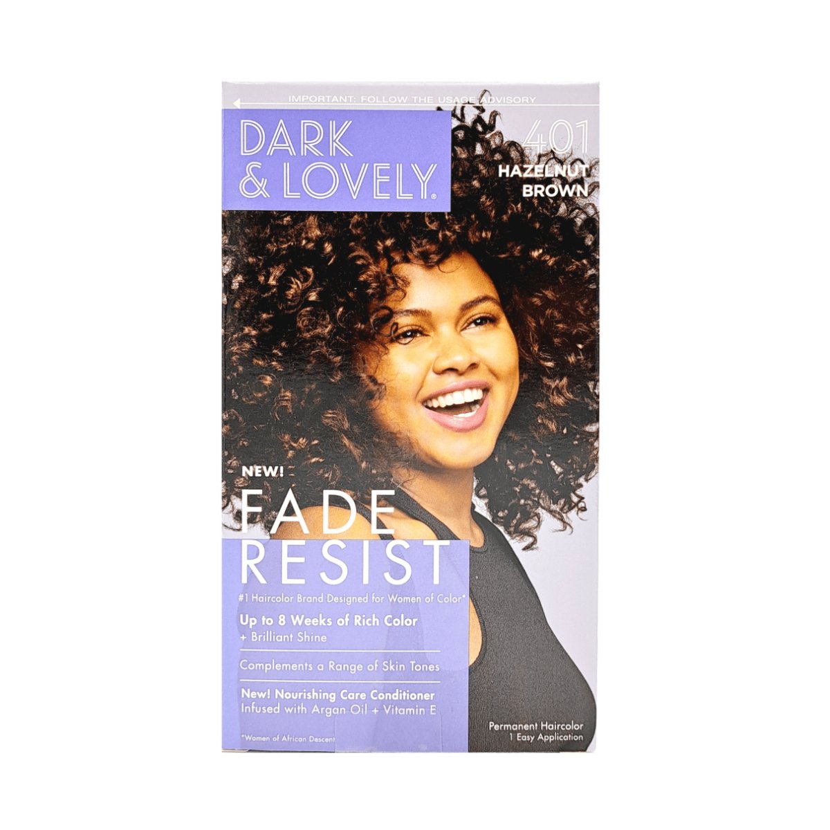 Dark &amp; Lovely Fade Resist Hair Color #401 Hazelnut - CosFair GmbH