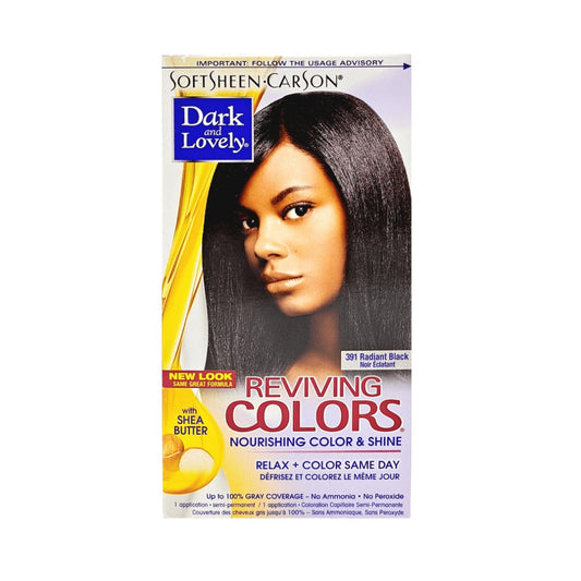 Dark &amp; Lovely Reviving Hair Color 391 Radiant Black - CosFair GmbH