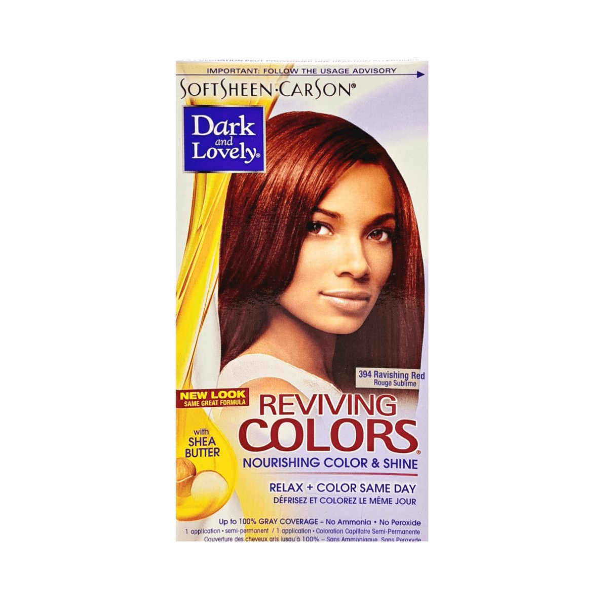 Dark & Lovely Reviving Hair Color 394 Ravishing Red - CosFair GmbH