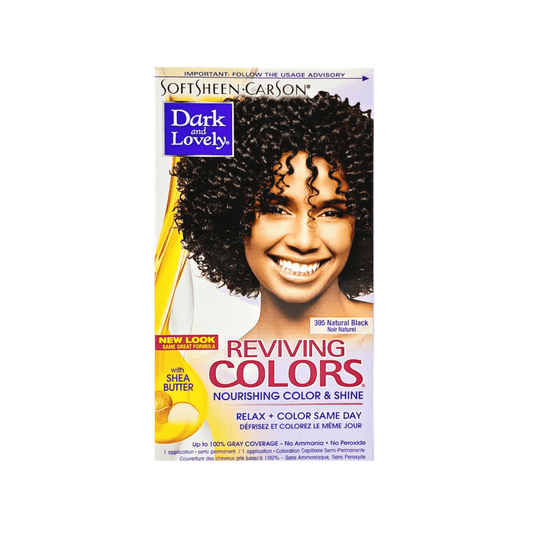 Dark &amp; Lovely Reviving Hair Color Natural Black Front