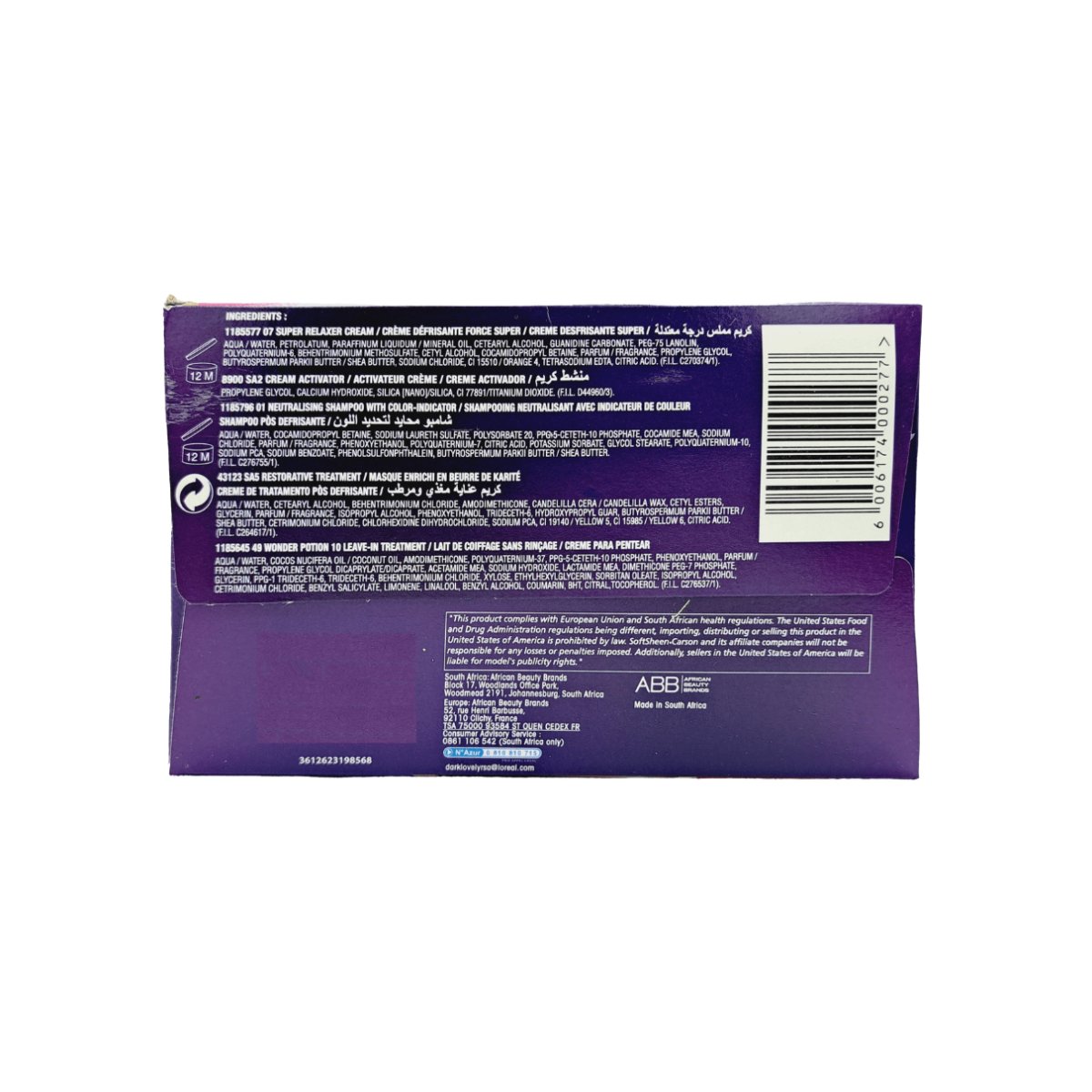 Dark &amp; Lovely Superior Moisture Plus Kit Relaxer Super - CosFair GmbH