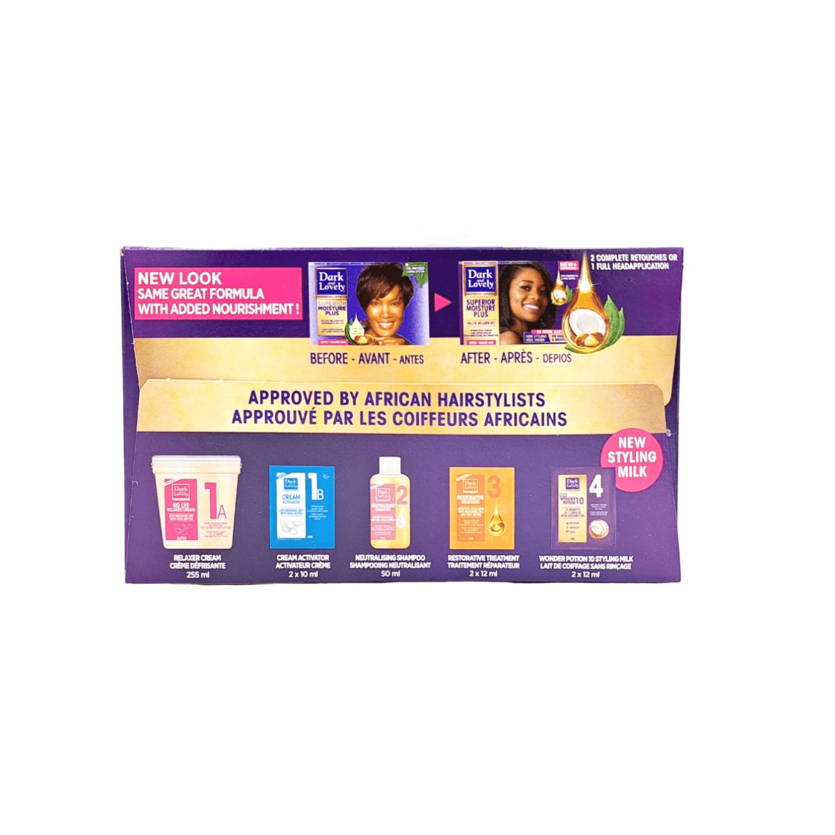 Dark &amp; Lovely Superior Moisture Plus Kit Relaxer Super - CosFair GmbH