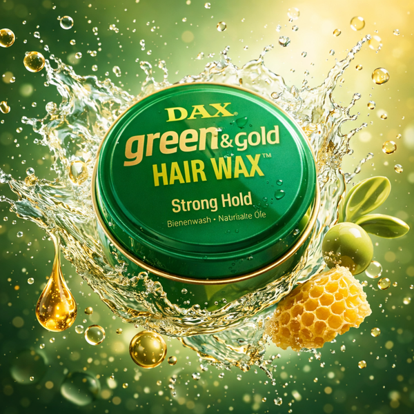 Dax Green and Gold Hair Wax Strong Hold 99g - CosFair GmbH