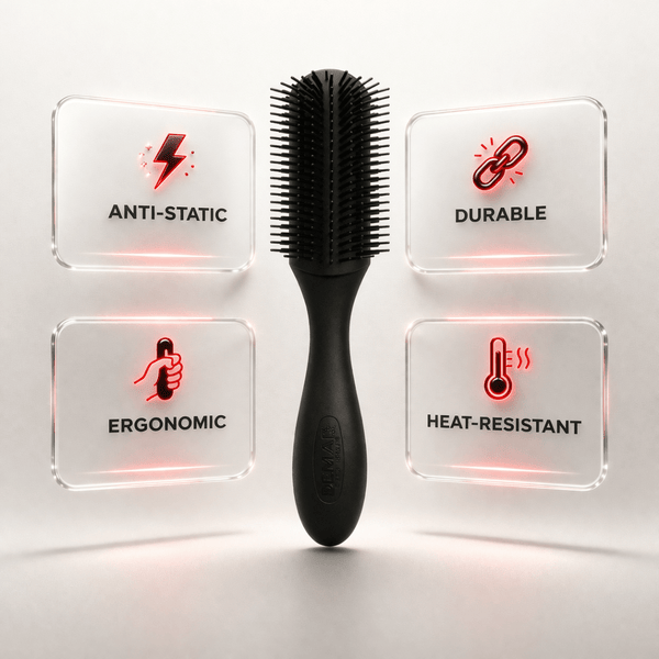 Denman D4 The Original Styler 9 Row - BLACK - CosFair GmbH