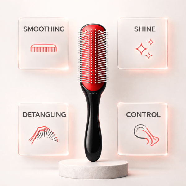 Denman D4 The Original Styler 9 Row - WHITE - CosFair GmbH