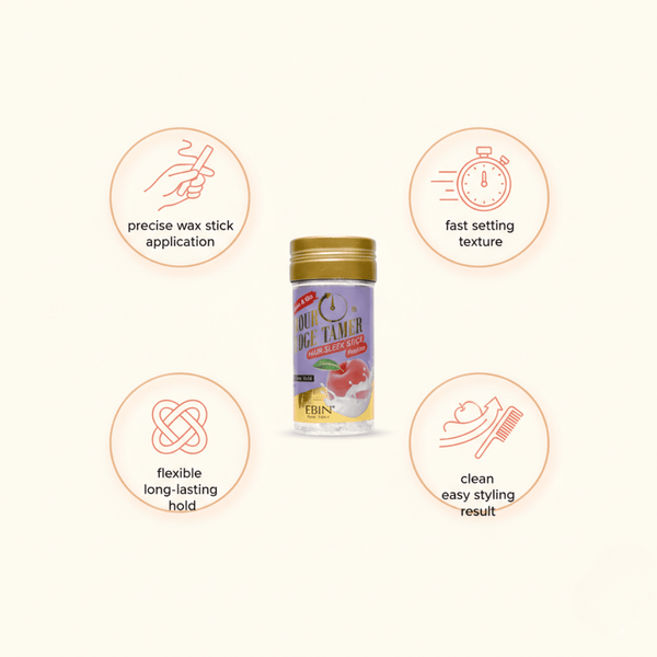 Ebin New York 24 Hour Edge Tamer Sleek Hair Wax Stick - Peaches - CosFair GmbH