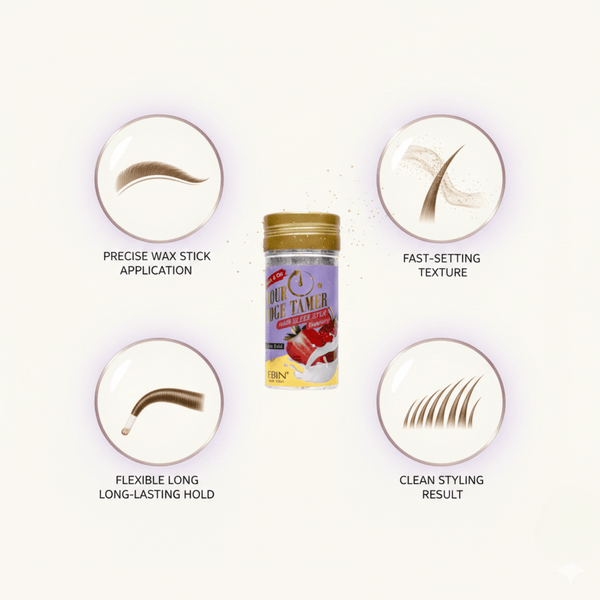 Ebin New York 24 Hour Edge Tamer Sleek Hair Wax Stick - Strawberry - CosFair GmbH