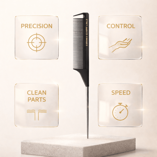 Ebin New York Braid Formula Pintail Parting Comb - CosFair GmbH