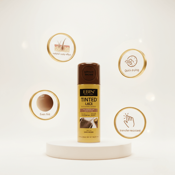 Ebin New York Tinted Lace Aerosol Spray Darkest Brown 49g - CosFair GmbH