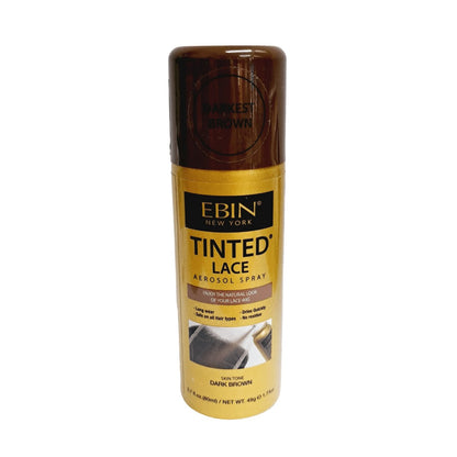 Ebin New York Tinted Lace Aerosol Spray Darkest Brown 49g - CosFair GmbH