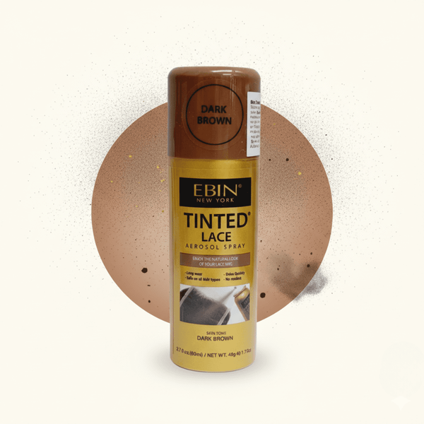 Ebin New York Tinted Lace Aerosol Spray Medium Brown 49 g - CosFair GmbH