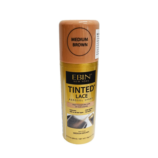 Ebin New York Tinted Lace Aerosol Spray Medium Dark Brown 49g - CosFair GmbH