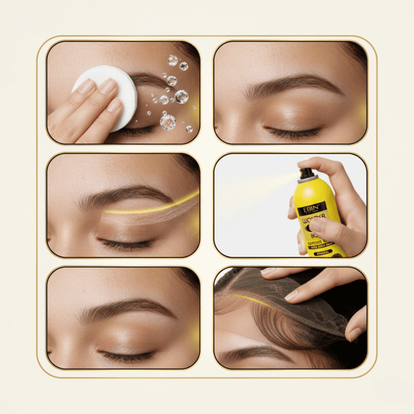 Ebin New York Wonder Lace Bond Adhesive Spray Extra Mega Hold Original 180ml - CosFair GmbH