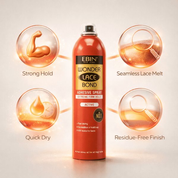 Ebin New York Wonder Lace Bond Adhesive Spray Extreme Firm Hold Active 420ml - CosFair GmbH