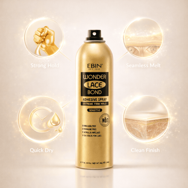 Ebin New York Wonder Lace Bond Adhesive Spray Extreme Firm Hold Sensitive 80ml - CosFair GmbH