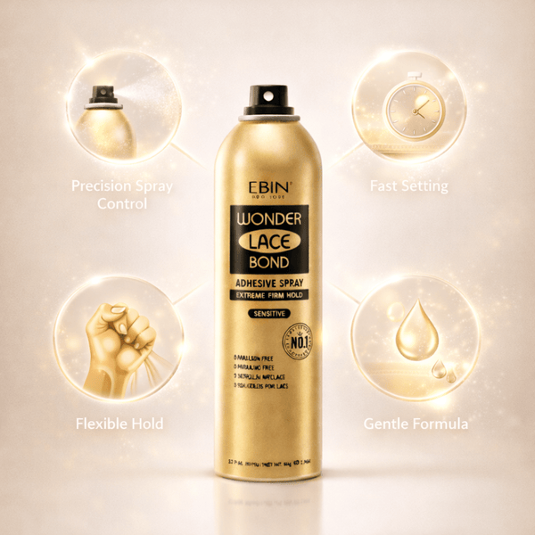 Ebin New York Wonder Lace Bond Adhesive Spray Extreme Firm Hold Sensitive 80ml - CosFair GmbH