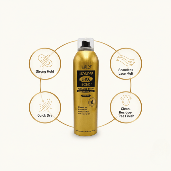 Ebin New York Wonder Lace Bond Adhesive Spray Sensitive 180ml - CosFair GmbH