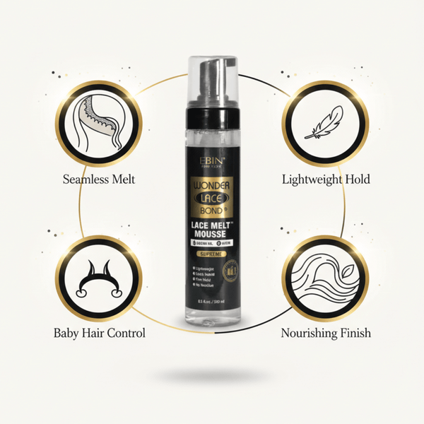 Ebin New York Wonder Lace Bond Lace Melt Mousse Supreme 250ml - CosFair GmbH