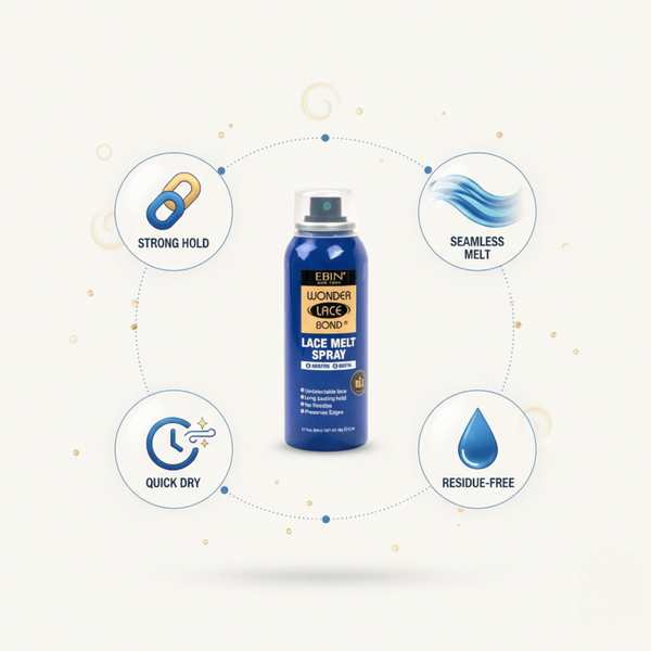 Ebin New York Wonder Lace Bond Lace Melt Spray - Keratin 80ml - CosFair GmbH