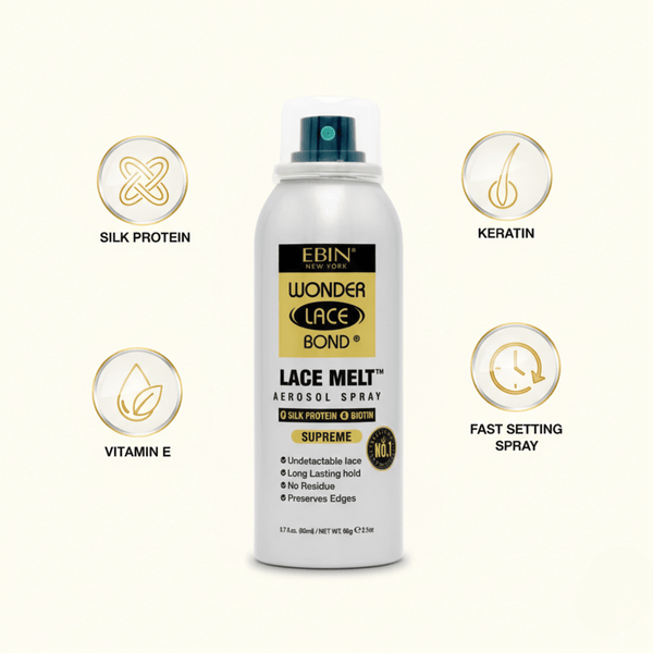 Ebin New York Wonder Lace Bond Lace Melt Spray - Silk Protein 80ml - CosFair GmbH