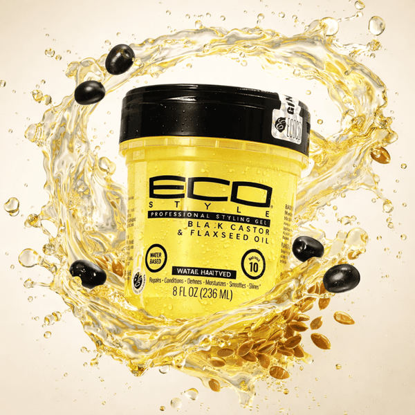 Eco Styler Black Castor & Flaxseed Oil Styling Gel 236ml - CosFair GmbH